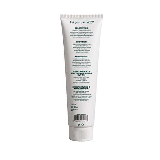 Natuur Herbal Toothpaste Cloves and Lemon 100gms