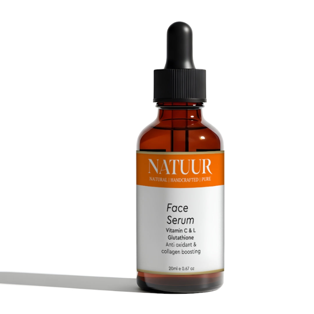 Natuur Vitamin C & L Glutathione Face Serum: Collagen & Antioxidant Natuur.in Natuur Vitamin C & L Glutathione Face Serum: Collagen & Antioxidant Natuur.in