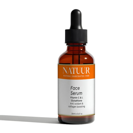 Natuur Vitamin C & L Glutathione Face Serum: Collagen & Antioxidant