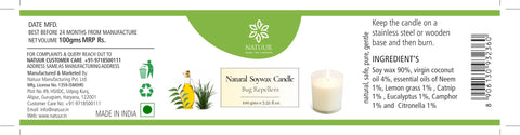 Soy Wax Candle Bug Repellent