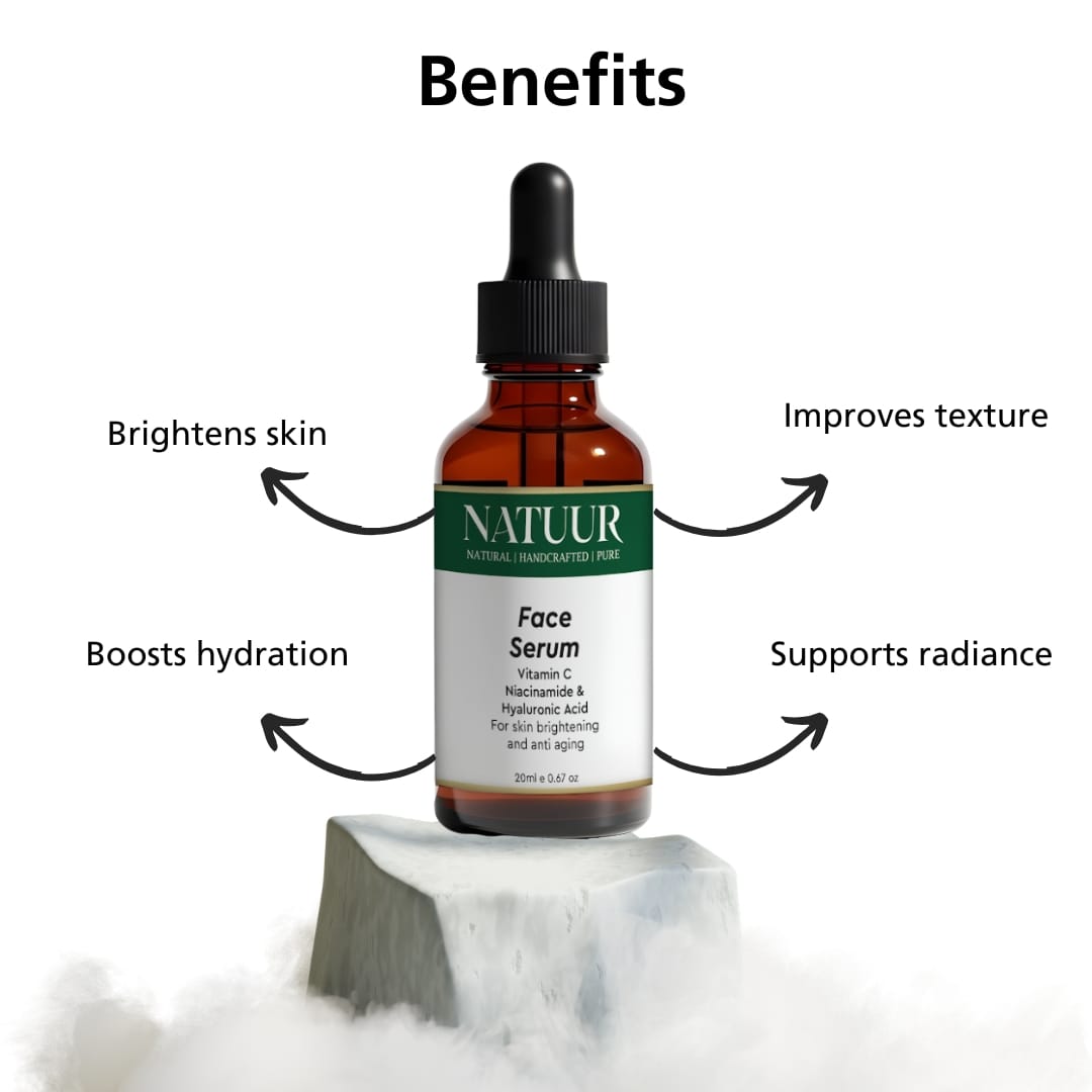 Natuur 10% Vitamin C Face Serum with Niacinamide & Hyaluronic Acid