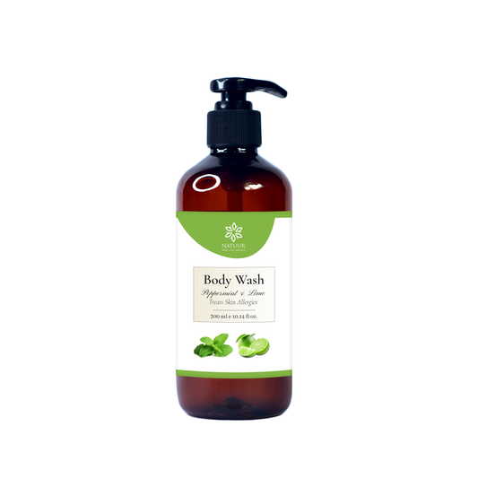 Natuur Aloe Body Wash Peppermint and Lime 300 ml - Natuur.in