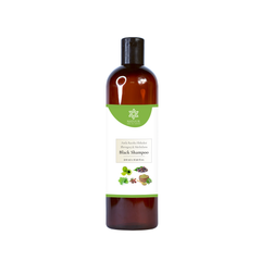 Natuur black shampoo - amla reetha shikakai bhringraj & methidana 500mL - Natuur.in