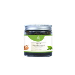 Body Scrub - Brown Sugar & Green Tea- Exfoliating Natural Detox for Blemish Free Skin 100 gms - Natuur.in