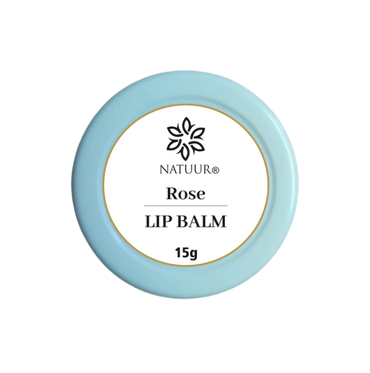 Natural Rose Lip Balm with Cardamom - 15gm