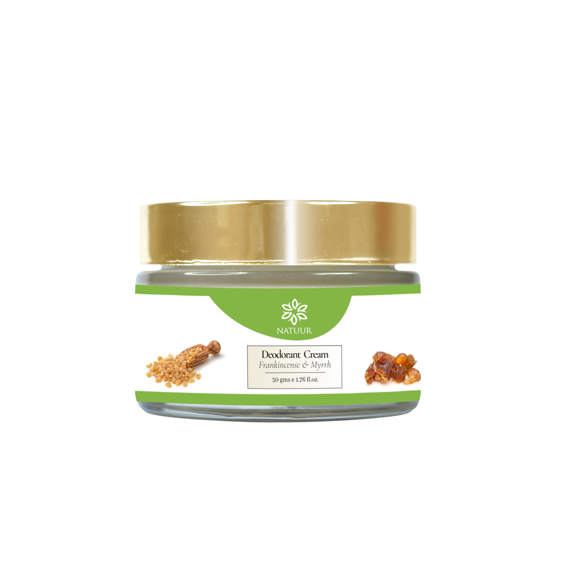 Deodorant Cream - Myrrh & Frankincense - Natuur.in