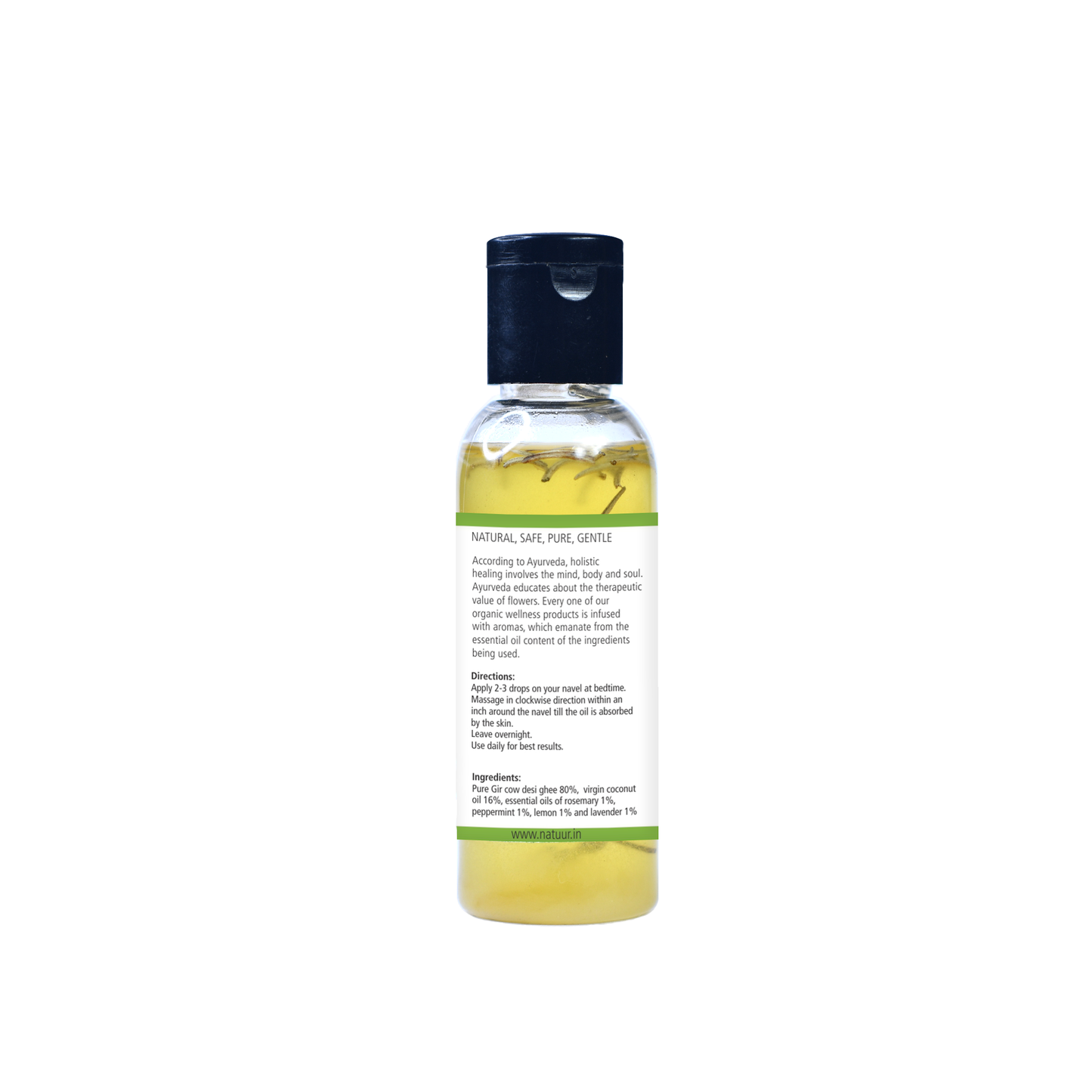 Belly Button Oil for Brain & Memory(50ml) - Natuur.in