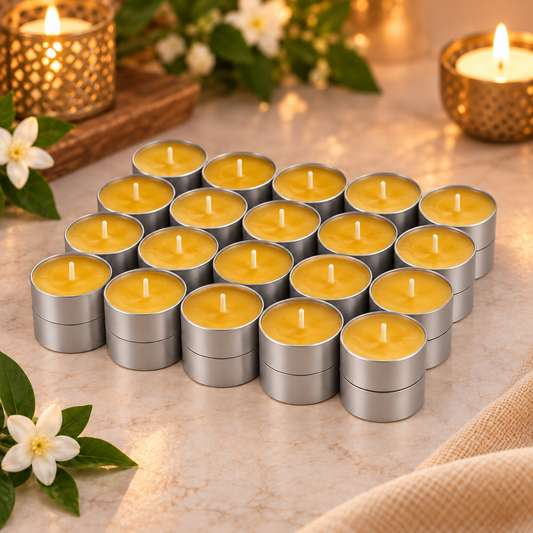 Abundance Pure Beeswax Tealight Candle