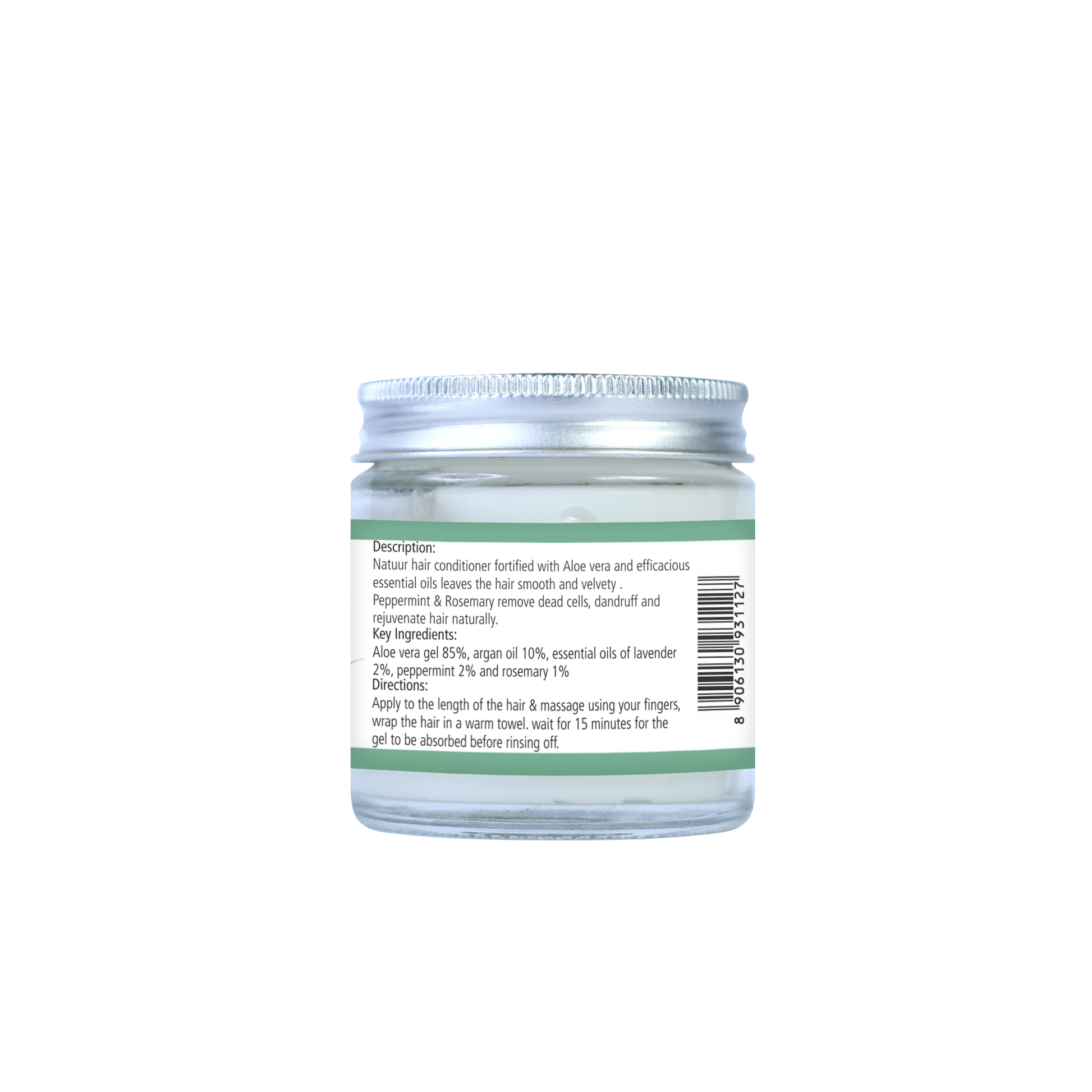 ALOE VERA HAIR CONDITIONER (Peppermint & Rosemary) silky smooth shiny hair - Natuur.in