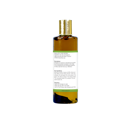 Natuur Mustard hair oil - Neem and Ratanjot 200ml - Natuur.in