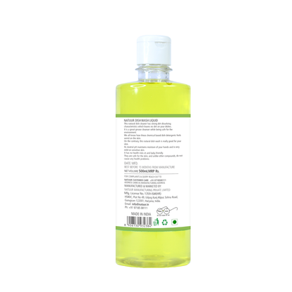Dish Cleaner - Lemon - Sparkling dish cleaning , gentle on hands 500ml