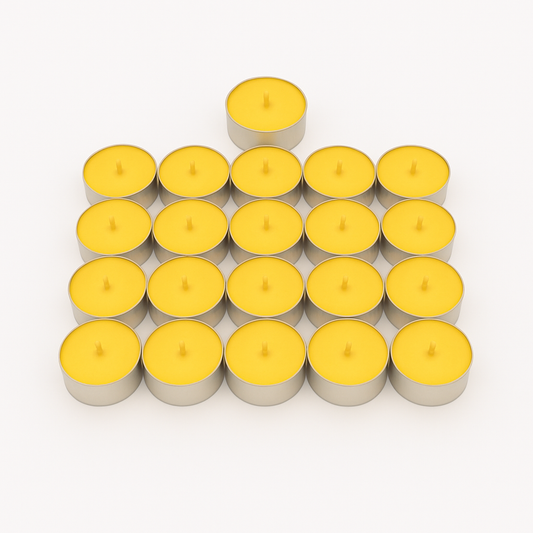 Beeswax tealight Candles - Abundance ( Clove, Cinnamon and Orange) 10 gms each