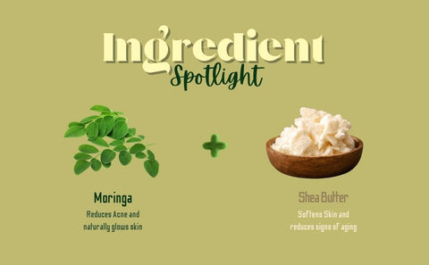 Moringa & Shea Butter Soap Anti Aging 100gm