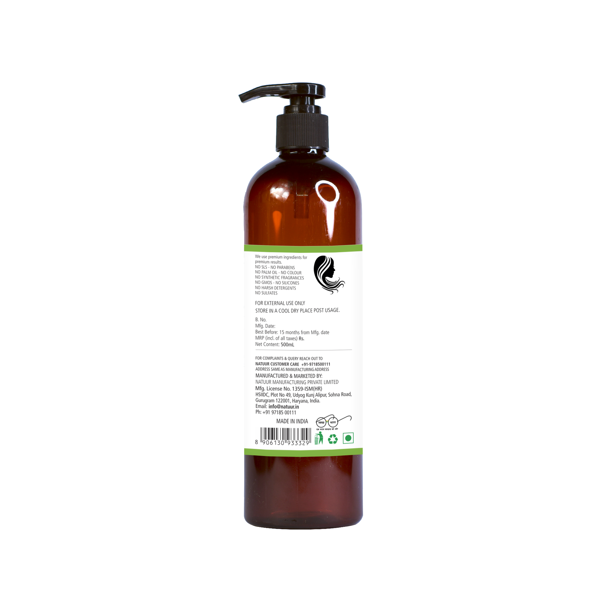 Aloe Hibiscus and Curry Leaves Shampoo - Natuur.in