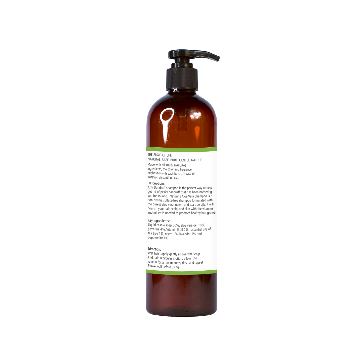 Aloe Vera Shampoo - Neem and Tea Tree - Anti Dandruff - Natuur.in