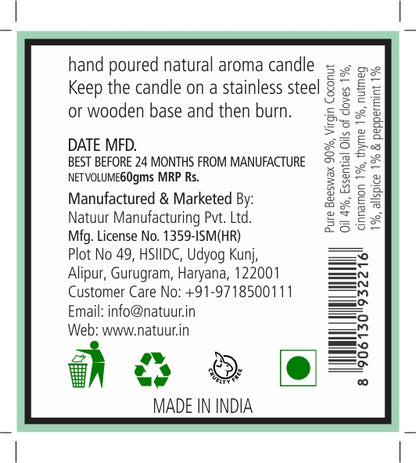 Beeswax Abundance Candle
