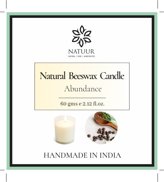 Beeswax Abundance Candle
