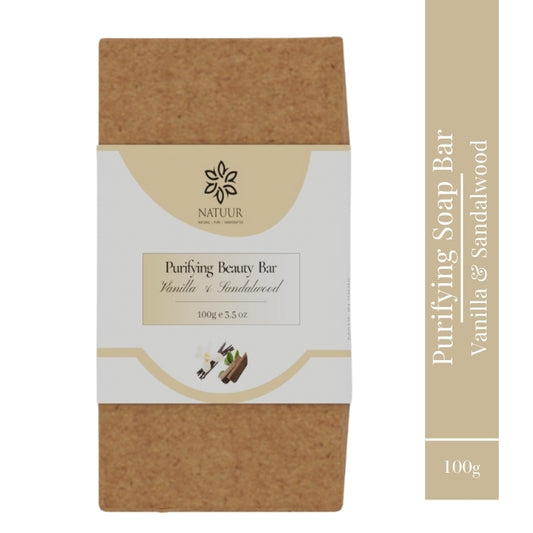Vanilla & Sandalwood Purifying Soap - 100g