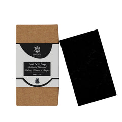 Activated Charcoal Soap With Teatree, Lemon & Ginger - Anti Acne