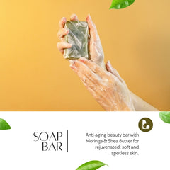 Moringa & Shea Butter Soap Anti Aging 100gm
