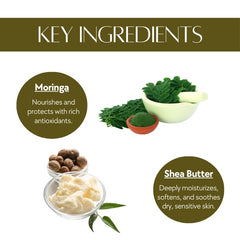 Moringa & Shea Butter Soap Anti Aging 100gm