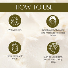 Moringa & Shea Butter Soap Anti Aging 100gm