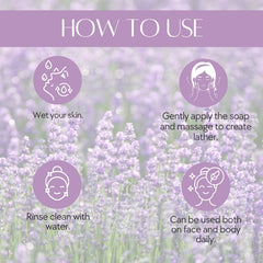 Natuur Lavender Soap Calming & Soothing - 100gms