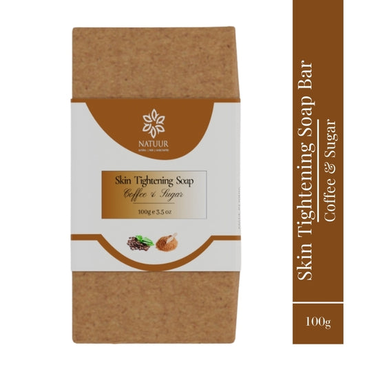 Natuur Coffee & Sugar Soap Skin Tightening - 100gms