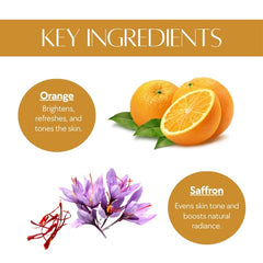 Natuur Orange & Saffron Soap Skin Brightening - 100gms