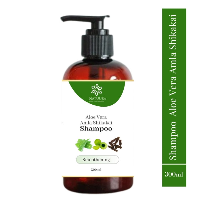 Natuur's Aloe Vera Amla Shikakai Shampoo - Smoothening