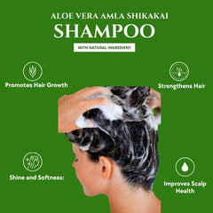 Natuur's Aloe Vera Amla Shikakai Shampoo - Smoothening