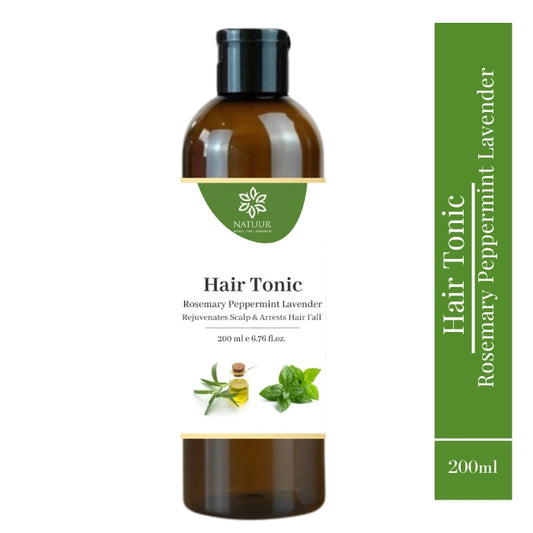 Hair Tonic - Rosemary Peppermint Lavender- rejuvenates scalp & arrests hair fall 200ml