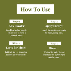 NATUUR - Indigo Powder Natural Hair Dye pack of 2  - 100gms