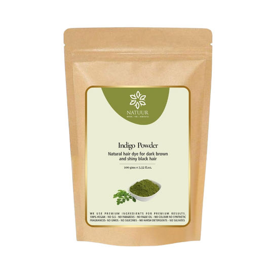 NATUUR - Indigo Powder Natural Hair Dye pack of 1  - 100gms