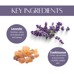 Natuur Lavender & Frankincense Body Wash - Ageing Skin Repair 300ml