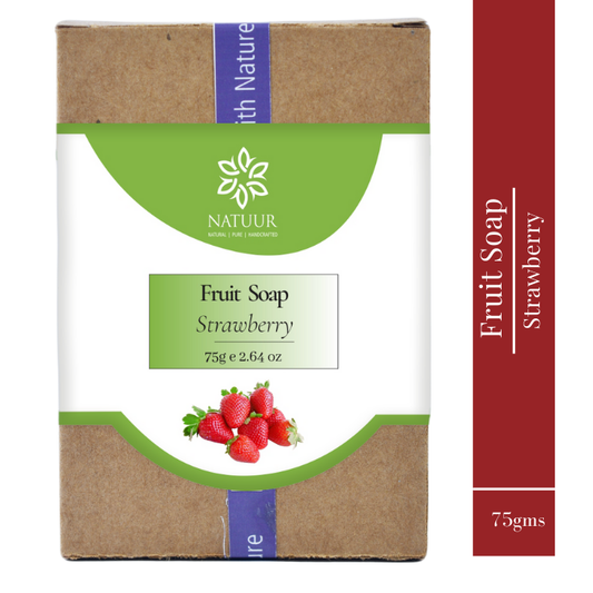 Fruit Soap- Strawberry 75gm