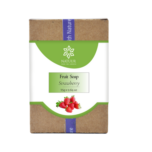 Fruit Soap- Strawberry 75gm