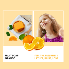 Fruit Soap - Orange 75gm