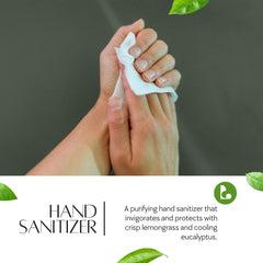 Hand sanitizer gel  Lemongrass and eucalyptus