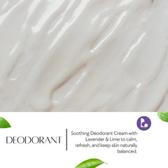 Deodorant Cream Lavender & Lime 50gm