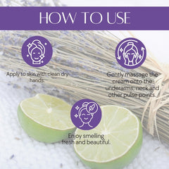 Deodorant Cream Lavender & Lime 50gm