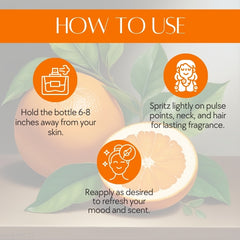 Body Mist -Orange Bergamot-Mood Uplifting - 100ml