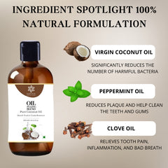 Natuur Oil Pulling Blend Coconut Clove Cinnamon