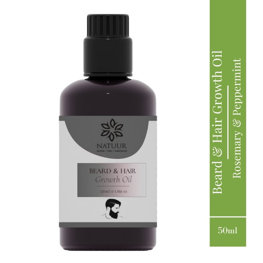 Natuur Beard & Hair Growth Oil  Rosemary& Peppermint 50ml