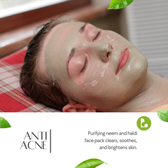 Neem Haldi Face Pack 100g - Natural Skin Glow & Acne Care