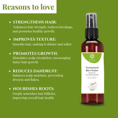 Fermented Rice Water Hair Tonic 100ml for Healthy Hair Growth