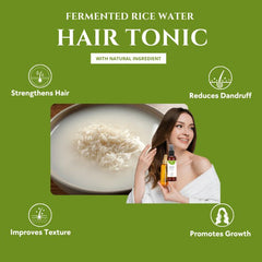 Fermented Rice Water Hair Tonic 100ml for Healthy Hair Growth