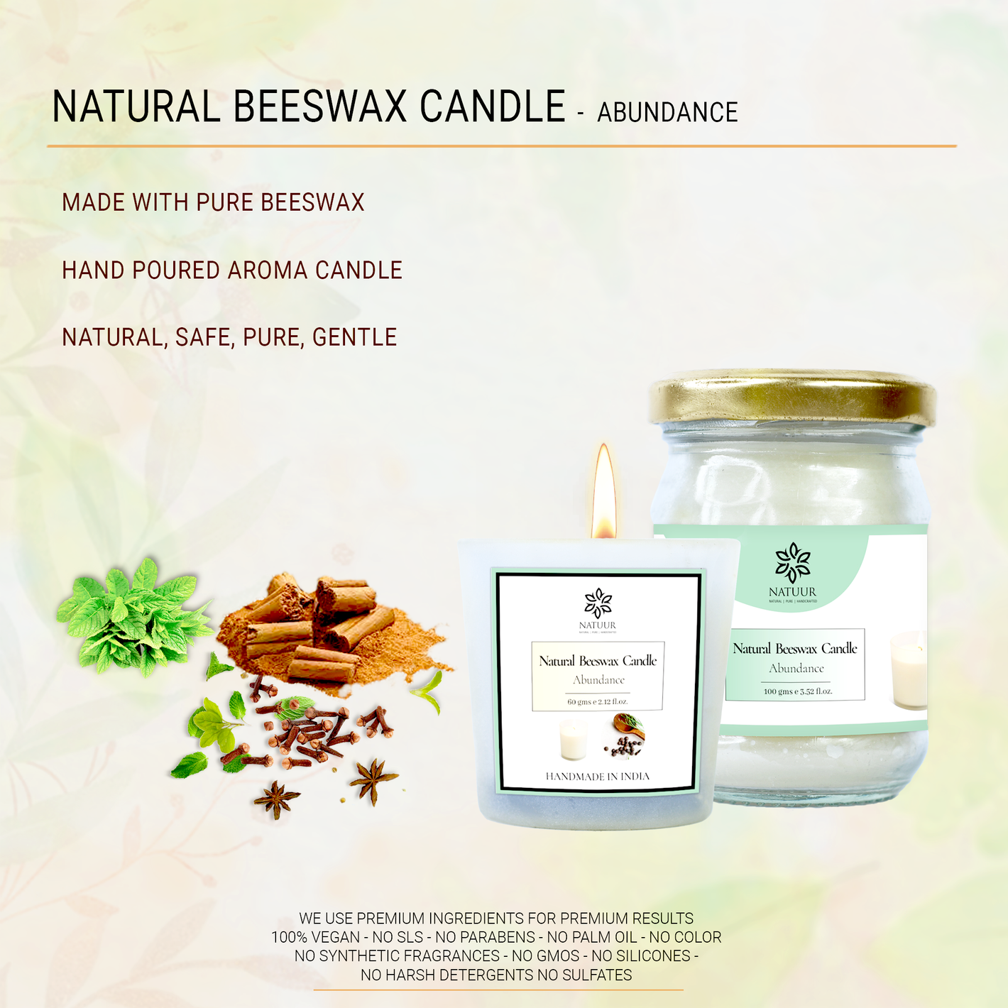 bioQ Beeswax Candle (Natural wax candle) Experience Natural Light with  bioQ Beeswax Candle at Rs 57/piece in New Delhi