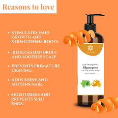 Aloe orange peel shampoo