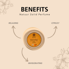 Solid Perfume - Anti Stress & Soothing - 15 gms [Sandalwod & Vanilla]